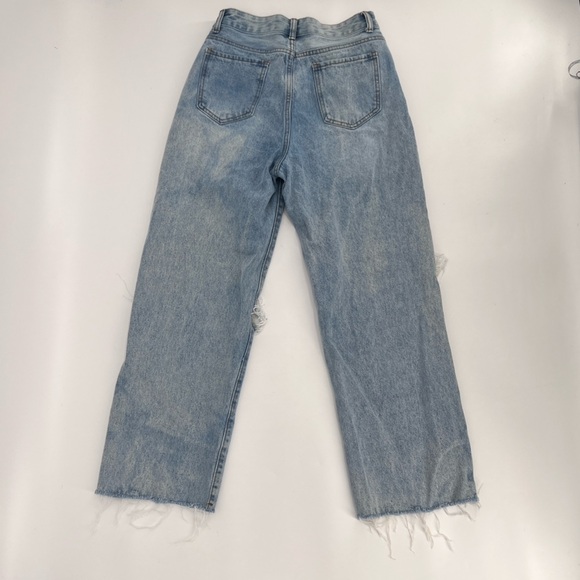 SHEIN Ripped Raw Hem Jeans Size 4 Women’s - Picture 3 of 5